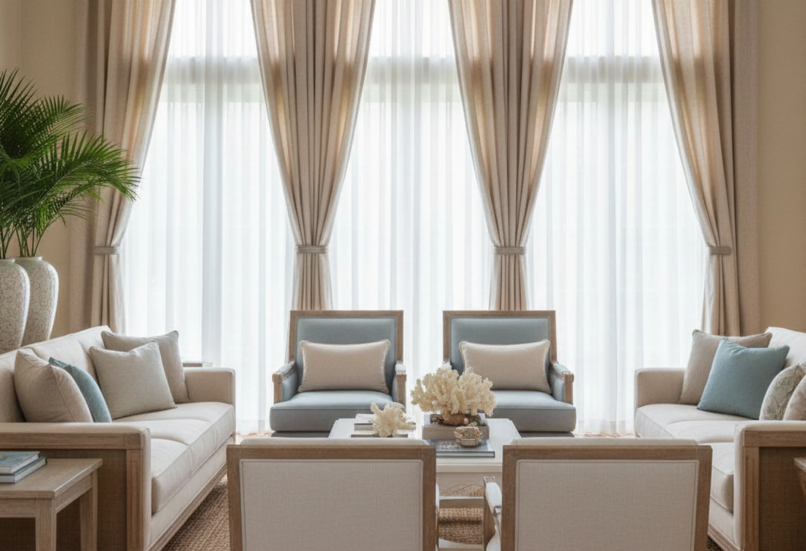 drapery-curtains-layered-cream-gold-coastal-chairs-coral@4x
